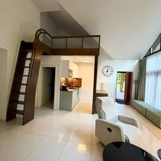 Apartmán B3 Spirit - pohľad na antresolu